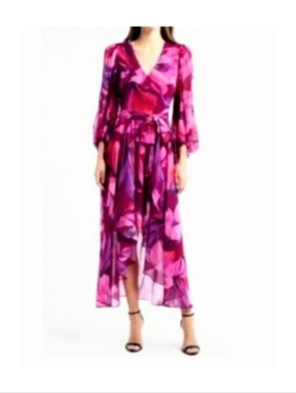 🤍Eliza J. Brand NEW Gorgeous High Low Chiffon Dress💕Size 12 - Picture 1 of 8